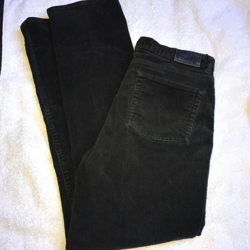 Ralph Lauren Black Corduroy Size 10
